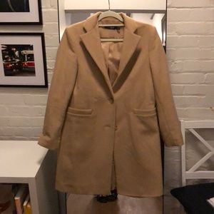 Ralph Lauren camel pea coat - size 6